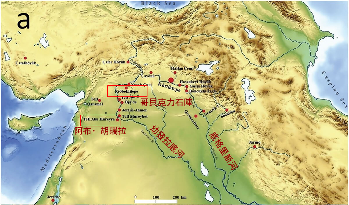 在地質、考古學家不停地尋找之下，終於在敘利亞找到了許多1萬年前的小行星撞擊證據，這場撞擊毀滅了可能是人類史上第一個屬於上古舊石器時代（Epipalaeolithic）的大型聚落: 阿布·胡瑞拉村（Abu Hureyra），讓該村毀於2200度的高溫中，考古證據顯示其後1000年間，原本位於幼發拉底河南岸富饒的沖積平原上的該村，幾乎失去人口定居的跡象，直到氣候在約公元前9500年改善時，阿布·胡瑞拉再度發展成為一個大型村莊。因為小行星(彗星)撞擊後帶來災難的連鎖效應，除了帶來高溫大火之外，連鎖帶來了北半球的大洪水，爆炸帶來的大量燃燒灰燼與沙塵覆蓋整個地球，造成地球突然降溫，海洋的鹽溫環流被迫改向，這更加劇了地球的寒冷化，因此讓地球又進入將近2000年的冰河期，讓北半球許多人類文明與眾多生物滅絕。因為彗星或是小行星的碎片與地球大氣層相撞，導致低空大氣爆炸，其中一些爆炸產生了足以引燃植被並熔化岩石的高溫脈衝，隨後產生的爆炸波足以夷平樹木和房屋。在阿布·胡瑞拉的地層中，就清楚挖掘出新仙女木層（YDB）的地層，混和了這些大氣爆炸和撞擊造成的高溫熔融玻璃、球粒、碳化後的奈米鑽石產物，與小行星從外太空帶來的鉑、銥等稀有元素。